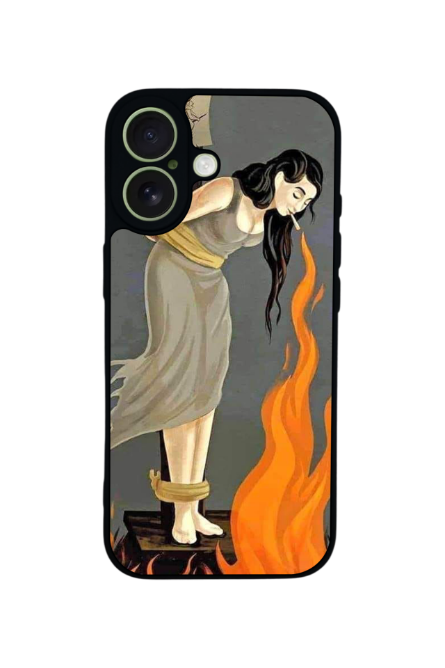 iPhone 17 Uyumlu Kalp Love Tasarımlı Glossy Premium Kılıf