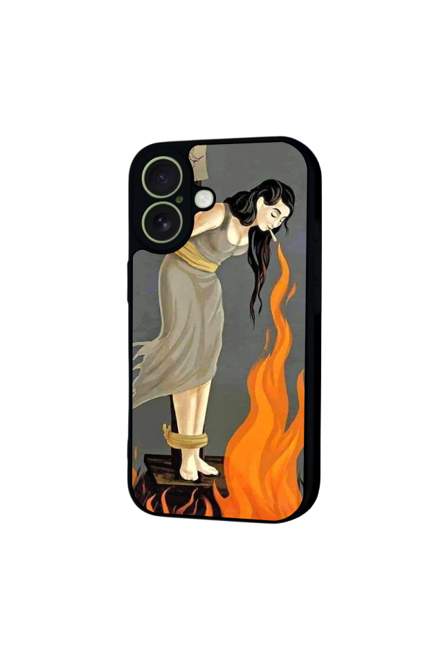 iPhone 17 Uyumlu Kalp Love Tasarımlı Glossy Premium Kılıf