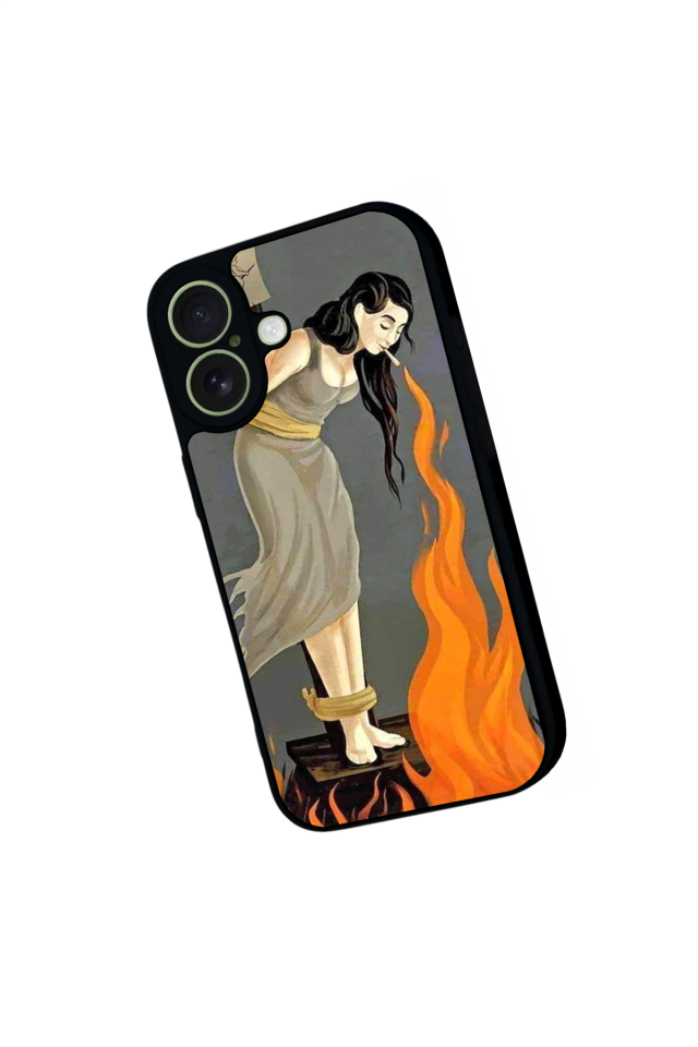 iPhone 17 Uyumlu Kalp Love Tasarımlı Glossy Premium Kılıf