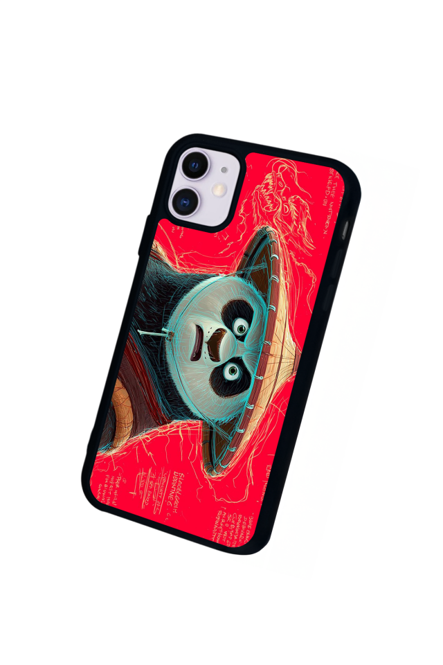iPhone 11 Uyumlu Kung Fu Panda Tasarımlı Glossy Premium Kılıf