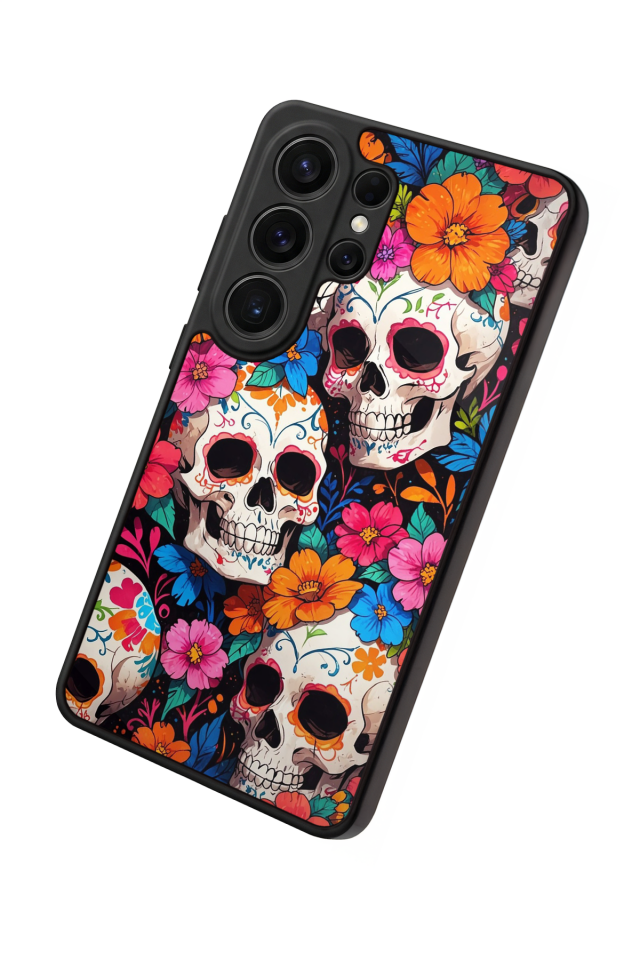 Samsung Galaxy S26 Ultra Uyumlu KuruKafa Tasarımlı Glossy Premium Kılıf