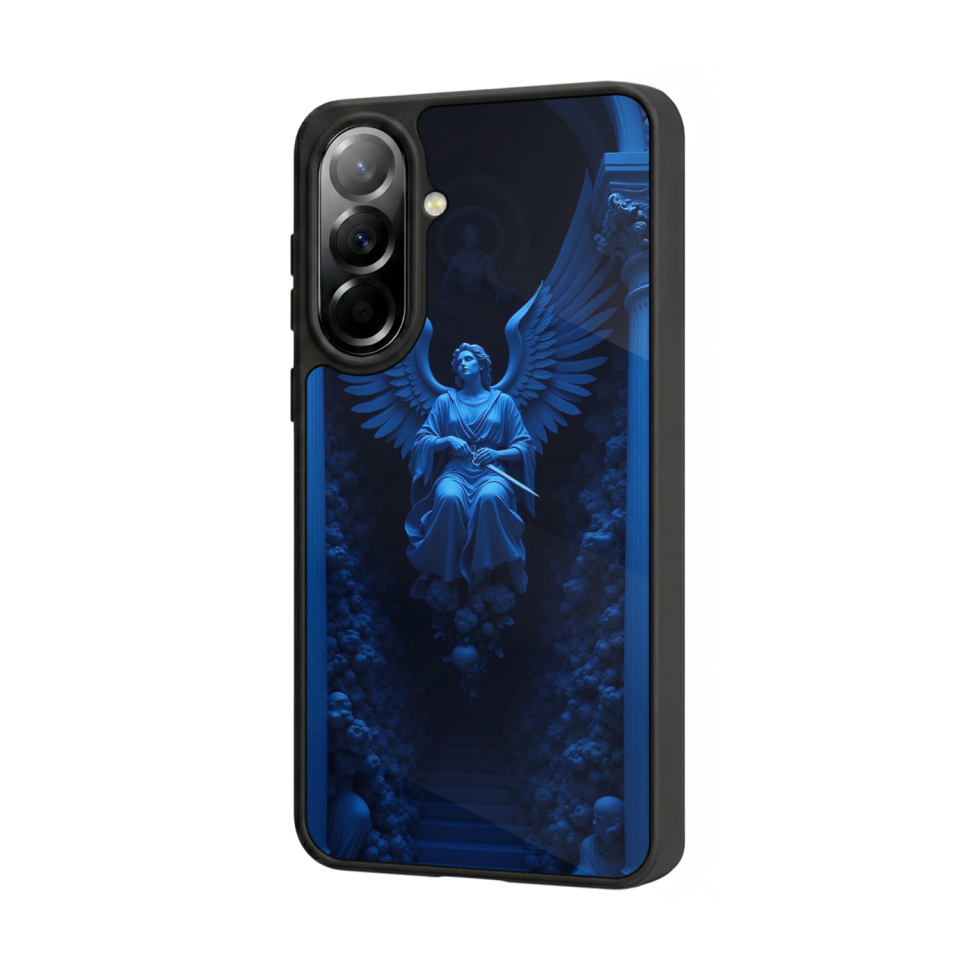 Samsung Galaxy A57 Uyumlu Melek Tasarımlı Glossy Premium Kılıf