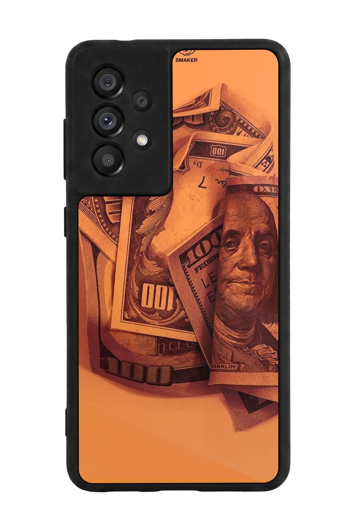 Samsung Galaxy A73 Uyumlu Money Para Tasarımlı Glossy Premium Kılıf