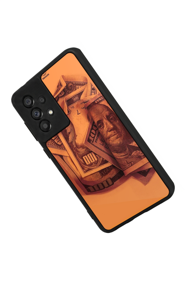 Samsung Galaxy A73 Uyumlu Money Para Tasarımlı Glossy Premium Kılıf
