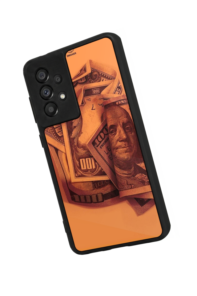 Samsung Galaxy A73 Uyumlu Money Para Tasarımlı Glossy Premium Kılıf