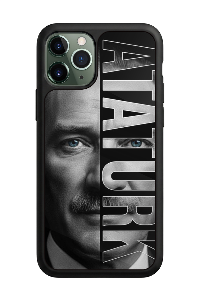 iPhone 11 Pro Max Uyumlu Mustafa Kemal Ataturk Tasarımlı Glossy Premium Kılıf