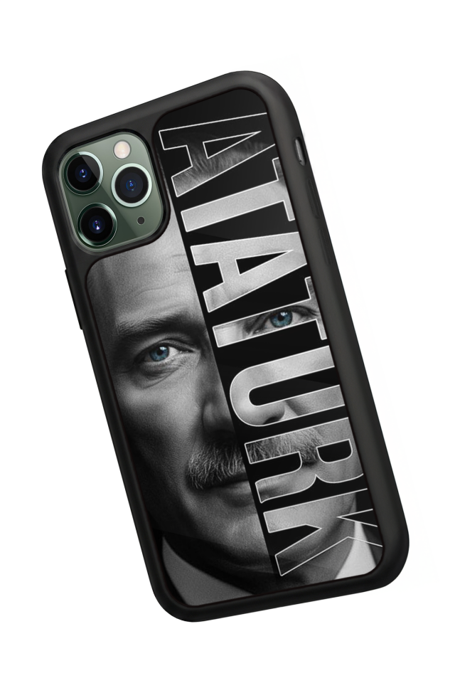 iPhone 11 Pro Max Uyumlu Mustafa Kemal Ataturk Tasarımlı Glossy Premium Kılıf