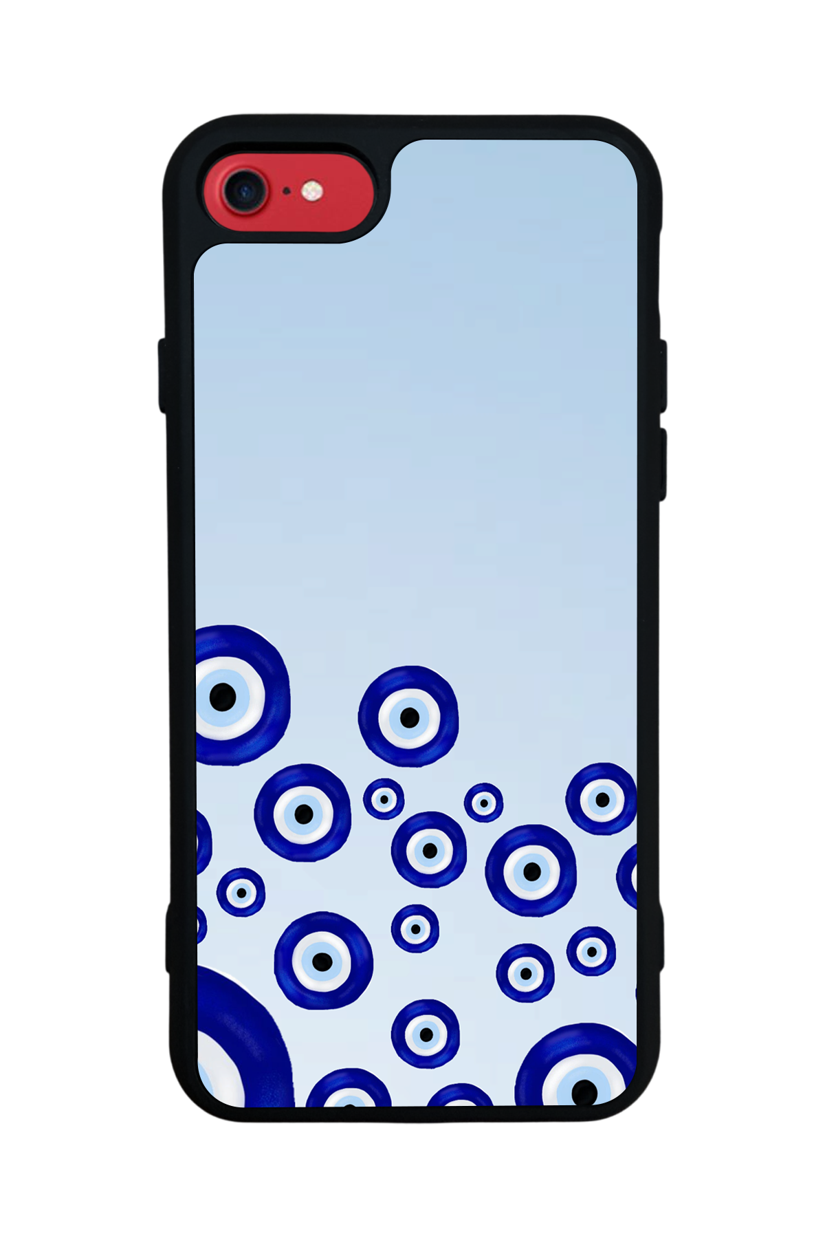 iPhone SE Uyumlu Nazar Tasarımlı Glossy Premium Kılıf