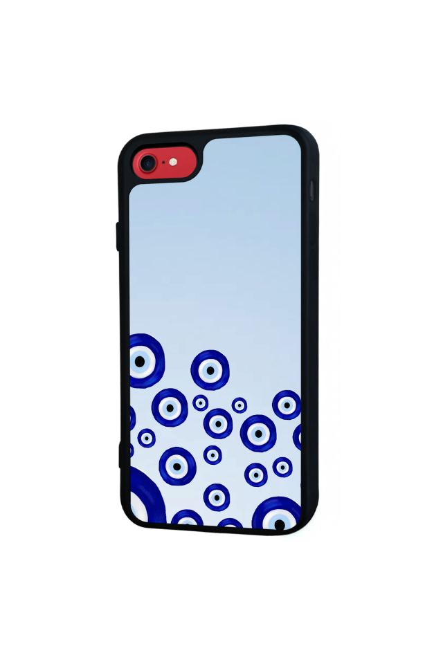 iPhone SE Uyumlu Nazar Tasarımlı Glossy Premium Kılıf