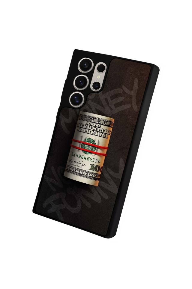 Samsung Galaxy S23 Ultra Uyumlu Para Tasarımlı Glossy Premium Kılıf