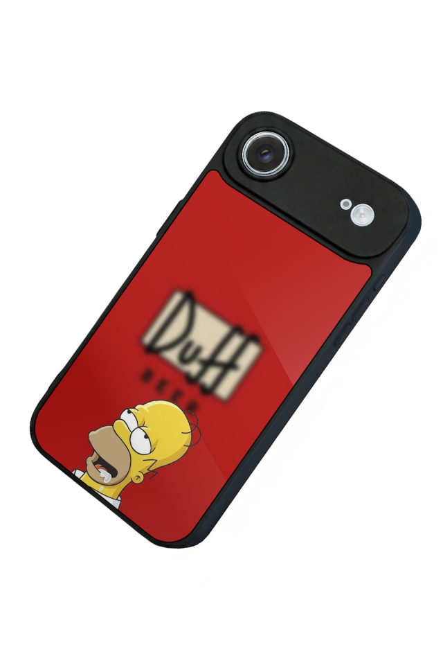 iPhone 17 Air Uyumlu The Simpsons Tasarımlı Glossy Premium Kılıf
