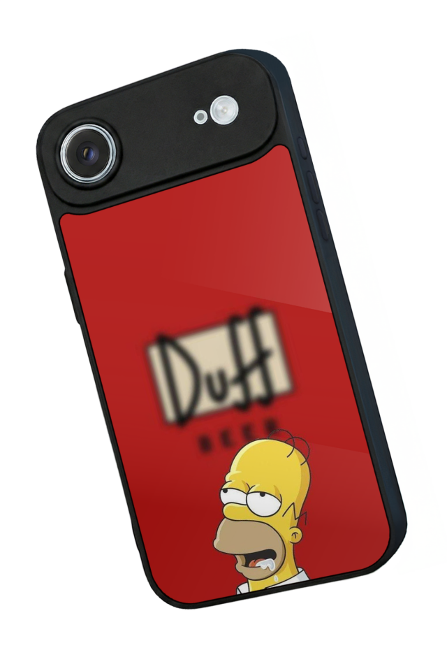 iPhone 17 Air Uyumlu The Simpsons Tasarımlı Glossy Premium Kılıf