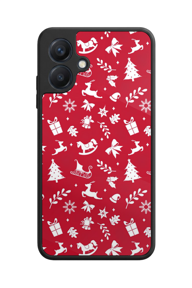 Samsung Galaxy A07 Uyumlu Yilbasi Christmas Tasarımlı Glossy Premium Kılıf