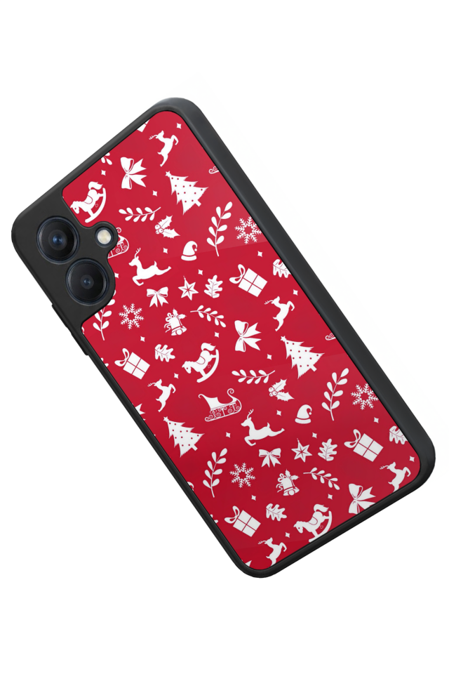 Samsung Galaxy A07 Uyumlu Yilbasi Christmas Tasarımlı Glossy Premium Kılıf