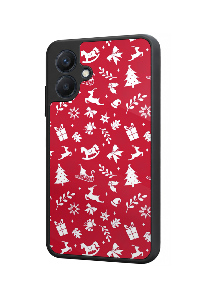 Samsung Galaxy A07 Uyumlu Yilbasi Christmas Tasarımlı Glossy Premium Kılıf