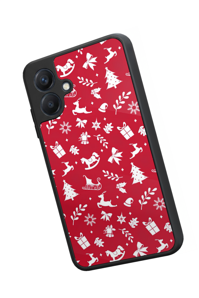 Samsung Galaxy A07 Uyumlu Yilbasi Christmas Tasarımlı Glossy Premium Kılıf