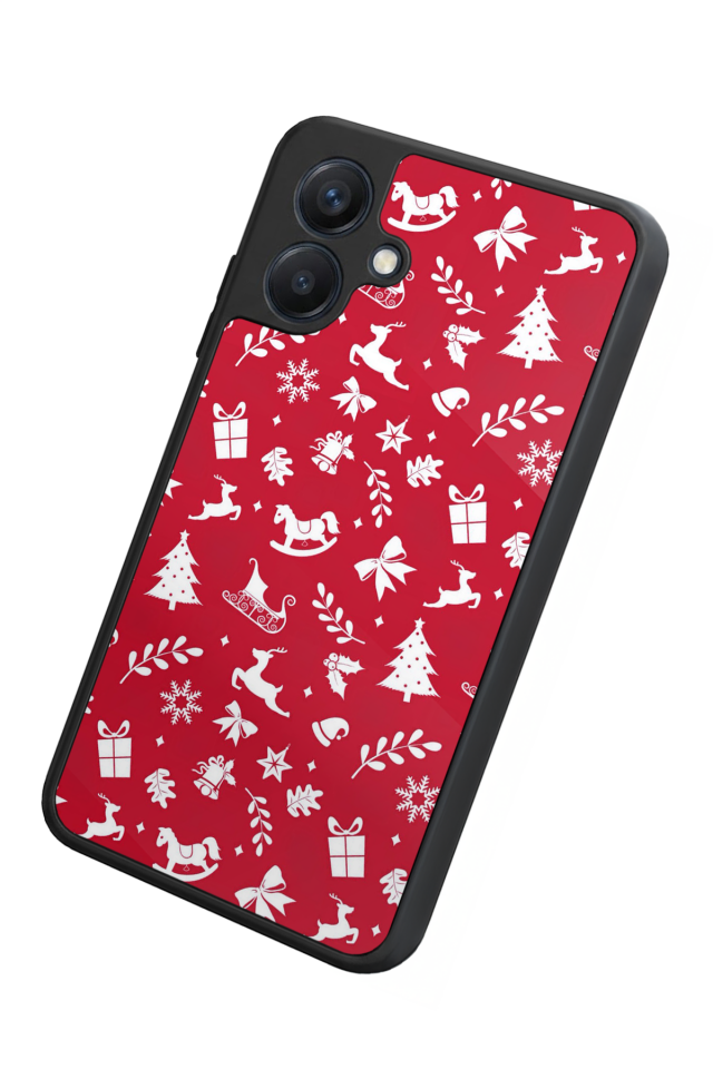 Samsung Galaxy A07 Uyumlu Yilbasi Christmas Tasarımlı Glossy Premium Kılıf