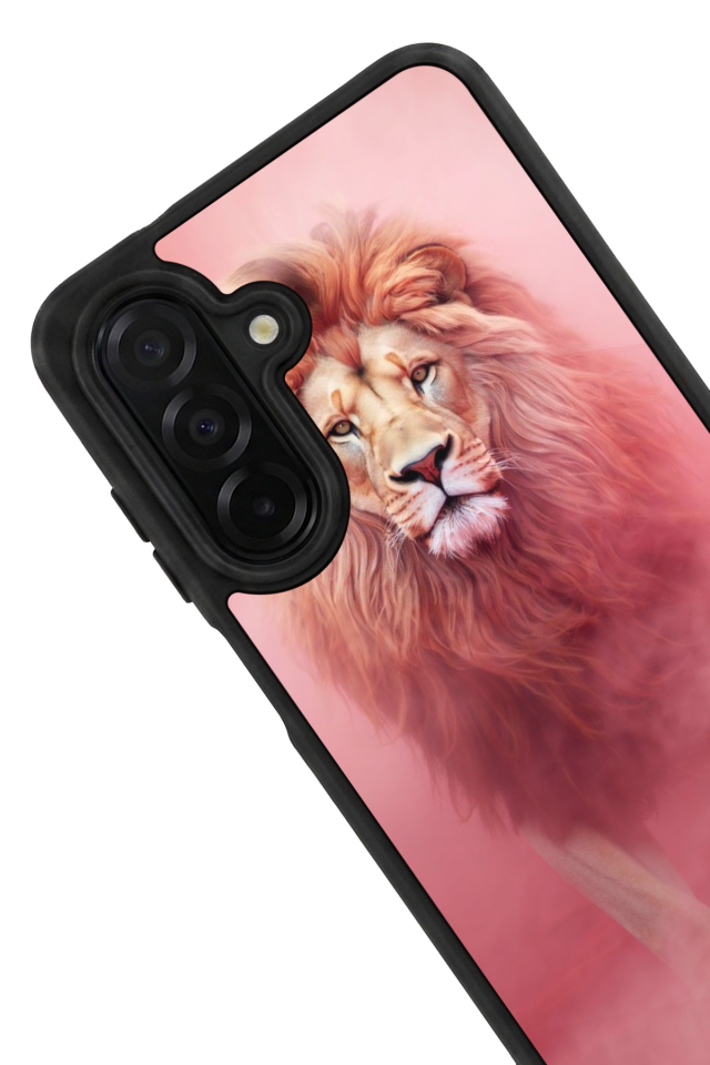 Samsung Galaxy A36 Uyumlu Aslan Tasarımlı Glossy Premium Kılıf