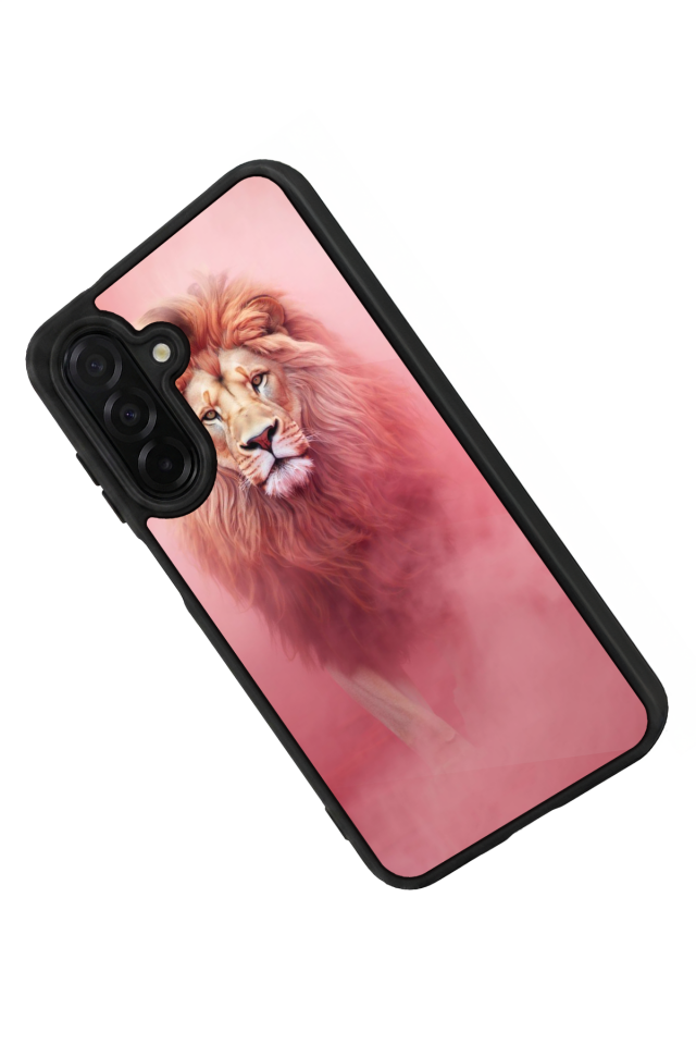 Samsung Galaxy A36 Uyumlu Aslan Tasarımlı Glossy Premium Kılıf