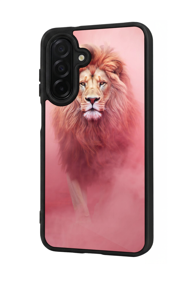 Samsung Galaxy A36 Uyumlu Aslan Tasarımlı Glossy Premium Kılıf