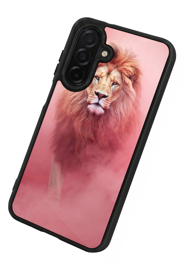 Samsung Galaxy A36 Uyumlu Aslan Tasarımlı Glossy Premium Kılıf