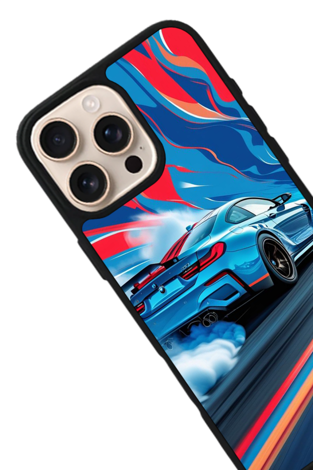 iPhone 15 Pro Max Uyumlu BMW Tasarımlı Glossy Premium Kılıf