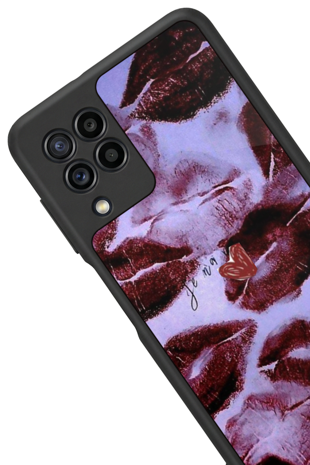 Samsung Galaxy M32 Uyumlu Dudak Tasarımlı Glossy Premium Kılıf