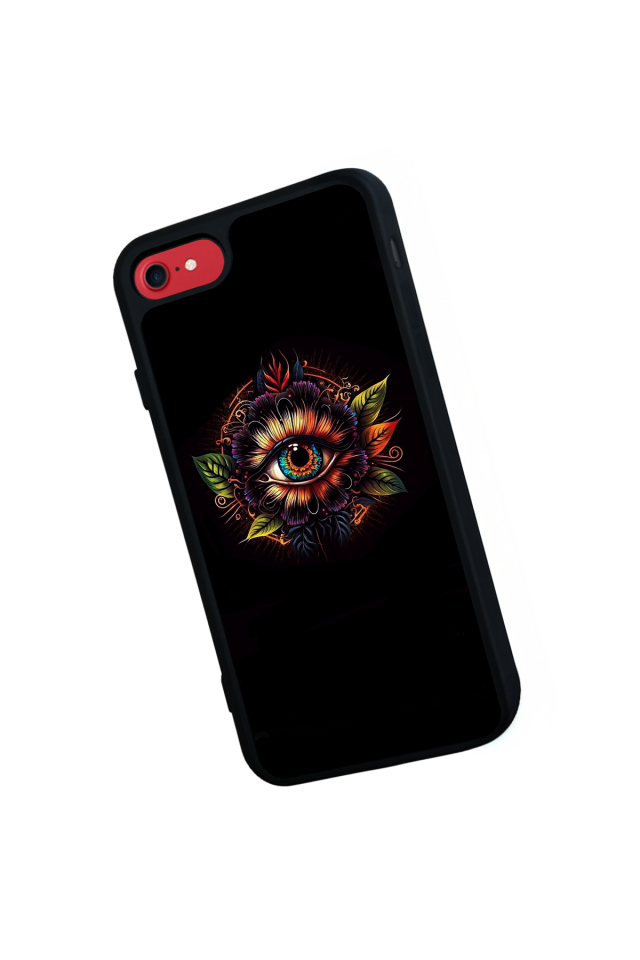 iPhone 8 Uyumlu Göz Tasarımlı Glossy Premium Kılıf