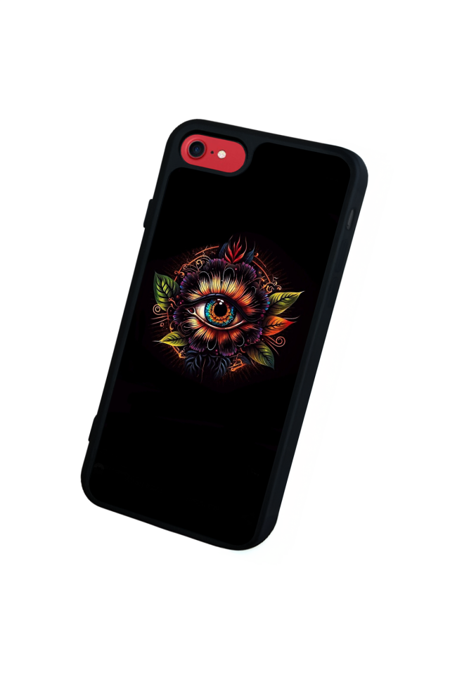 iPhone 8 Uyumlu Göz Tasarımlı Glossy Premium Kılıf