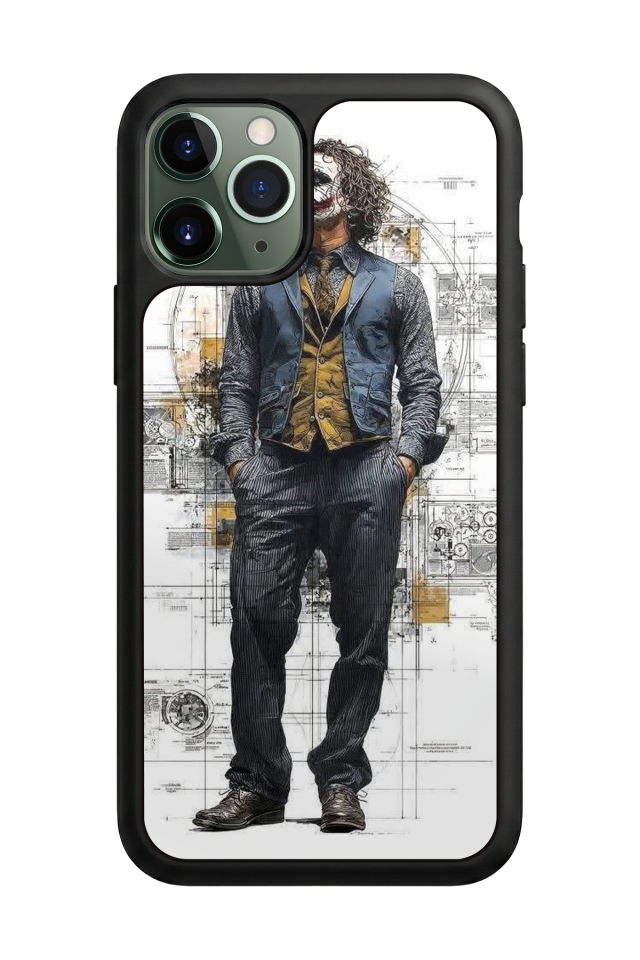 iPhone 11 Pro Uyumlu Joker Tasarımlı Glossy Premium Kılıf