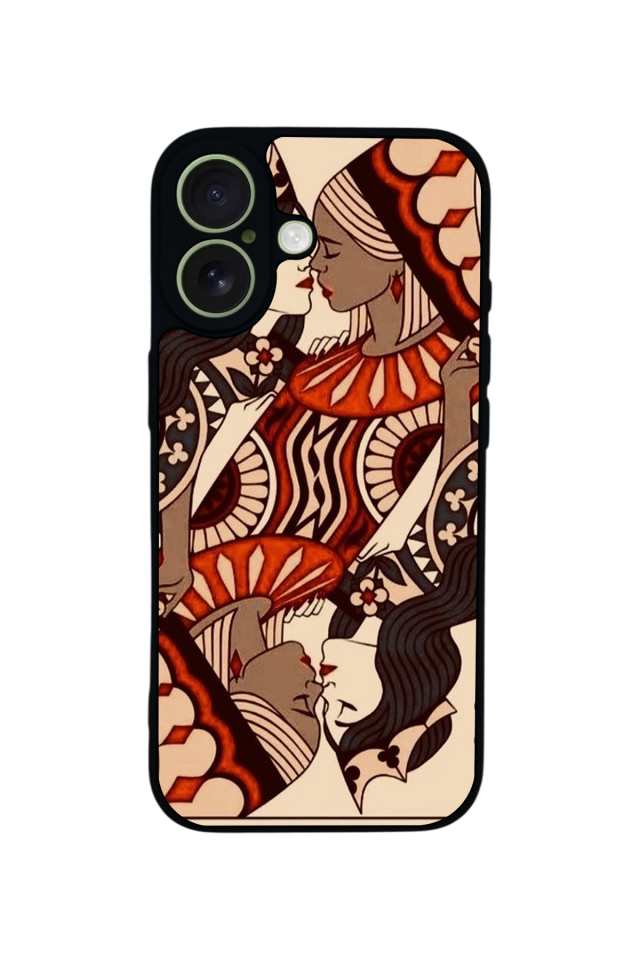 iPhone 17 Uyumlu Kalp Love Tasarımlı Glossy Premium Kılıf