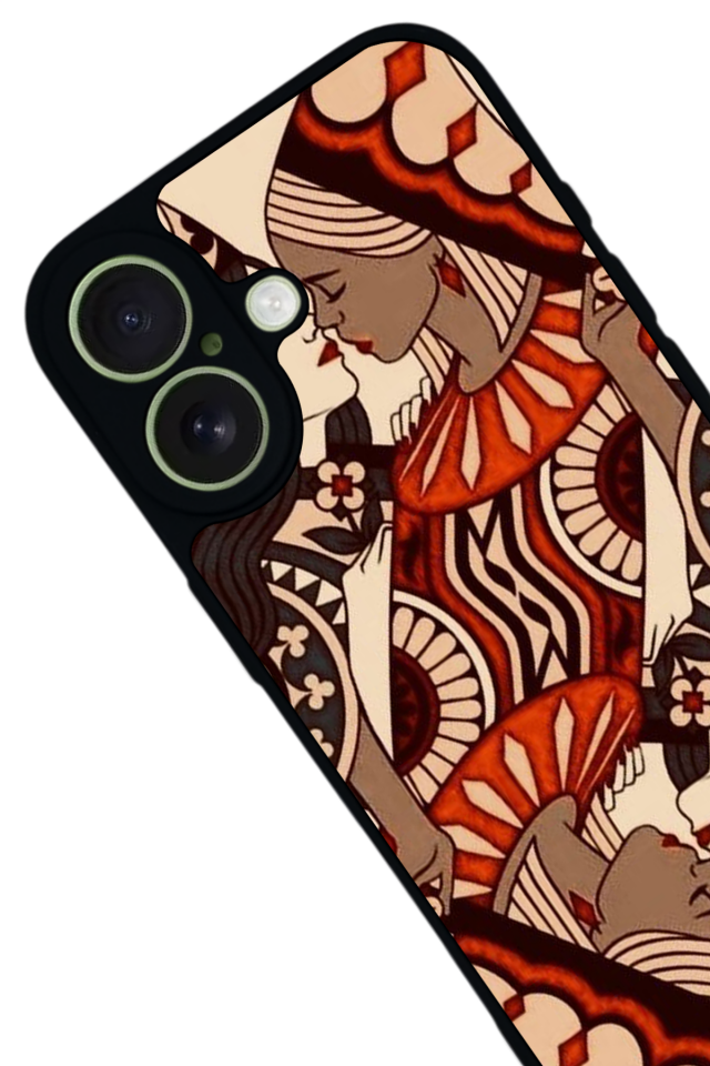 iPhone 17 Uyumlu Kalp Love Tasarımlı Glossy Premium Kılıf