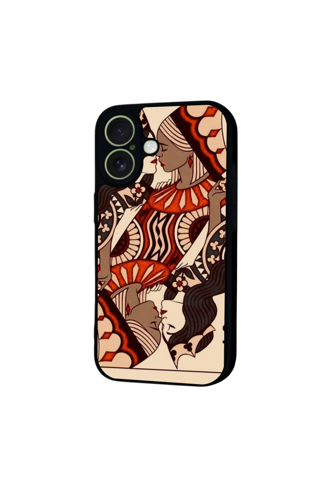iPhone 17 Uyumlu Kalp Love Tasarımlı Glossy Premium Kılıf