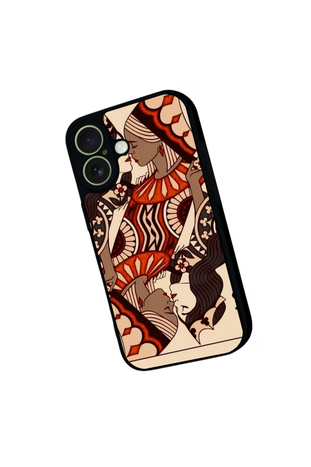 iPhone 17 Uyumlu Kalp Love Tasarımlı Glossy Premium Kılıf