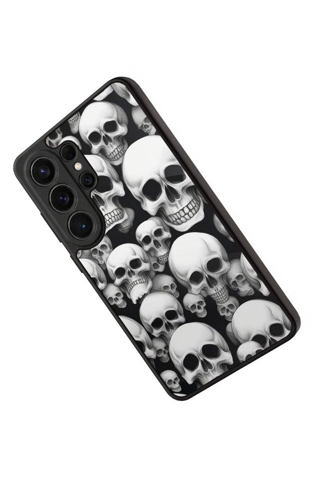 Samsung Galaxy S26 Ultra Uyumlu KuruKafa Tasarımlı Glossy Premium Kılıf