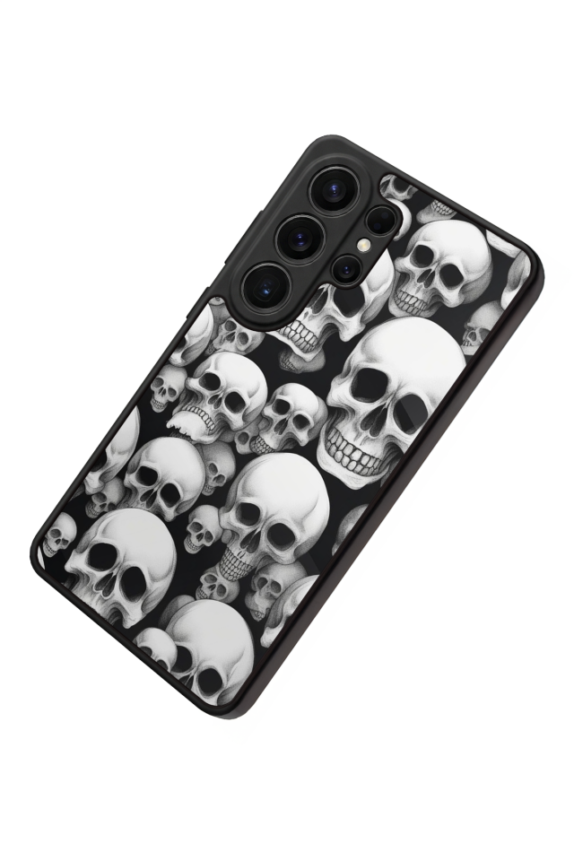 Samsung Galaxy S26 Ultra Uyumlu KuruKafa Tasarımlı Glossy Premium Kılıf