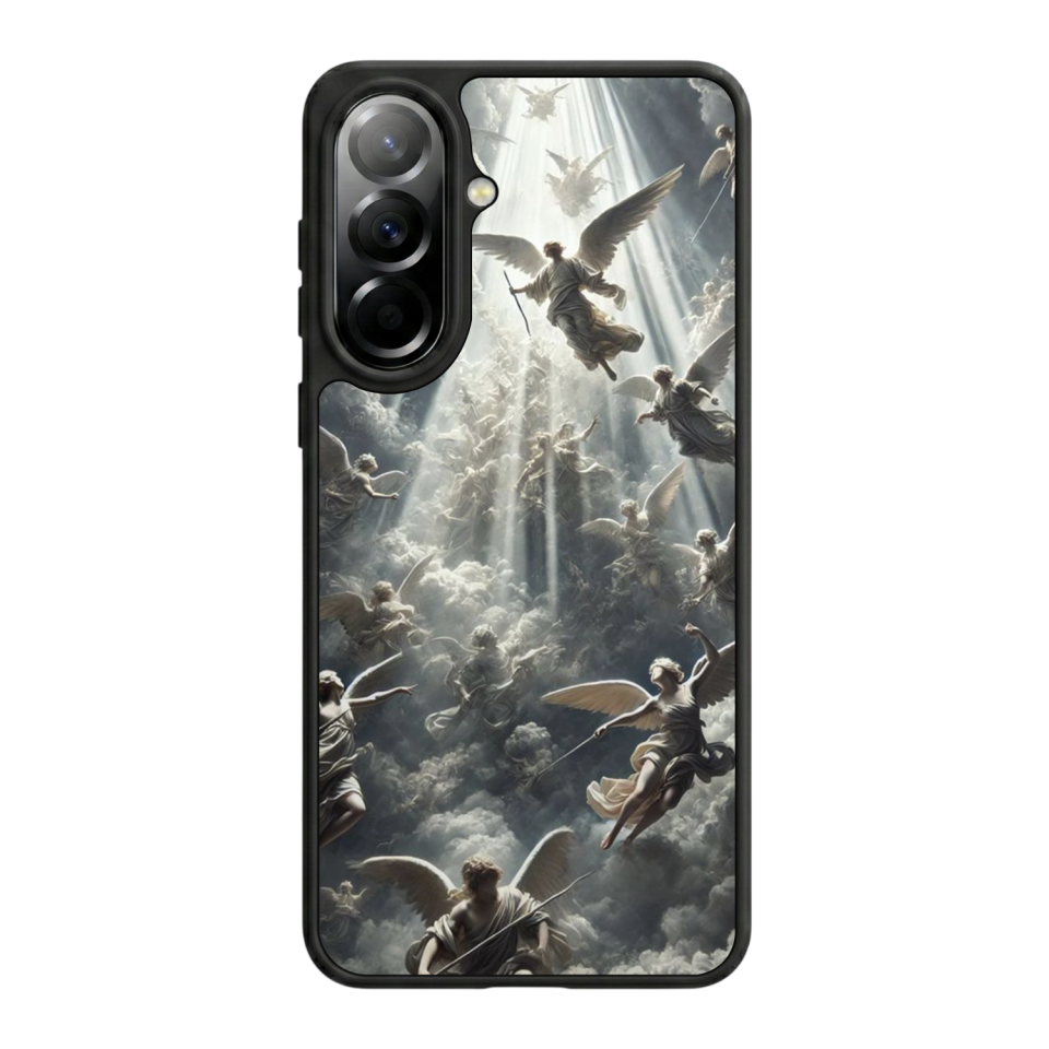 Samsung Galaxy A57 Uyumlu Melek Tasarımlı Glossy Premium Kılıf