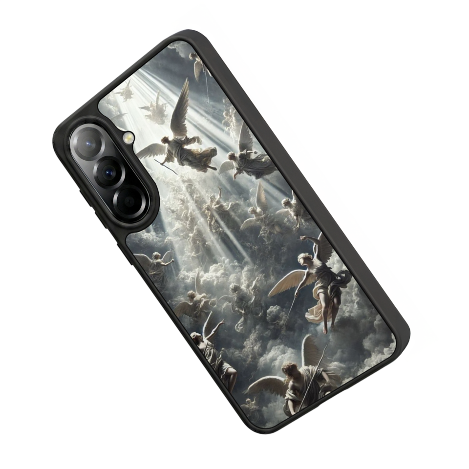 Samsung Galaxy A57 Uyumlu Melek Tasarımlı Glossy Premium Kılıf