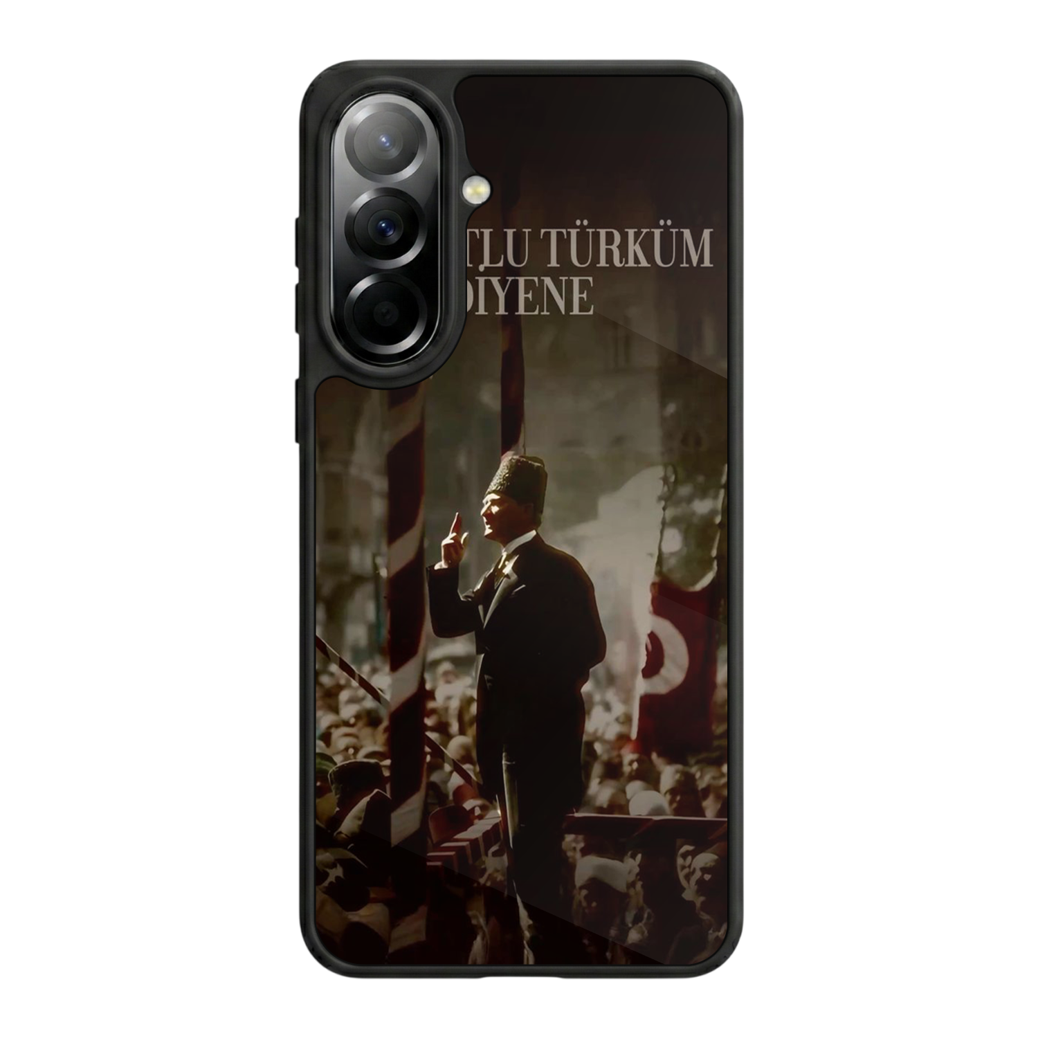 Samsung Galaxy A37 Uyumlu Mustafa Kemal Ataturk Tasarımlı Glossy Premium Kılıf