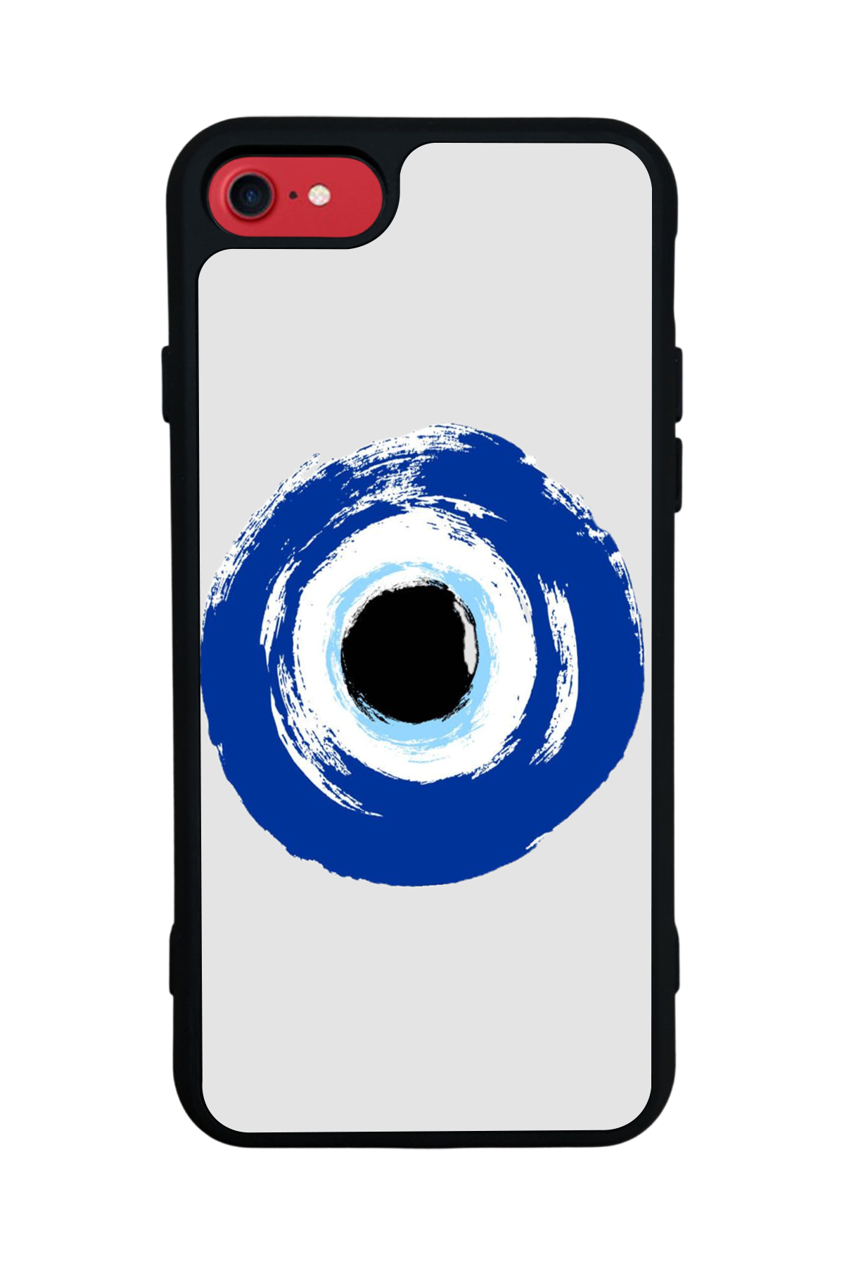 iPhone SE Uyumlu Nazar Tasarımlı Glossy Premium Kılıf