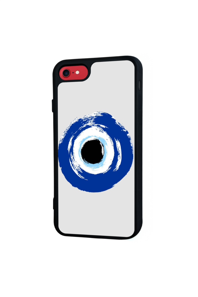 iPhone SE Uyumlu Nazar Tasarımlı Glossy Premium Kılıf