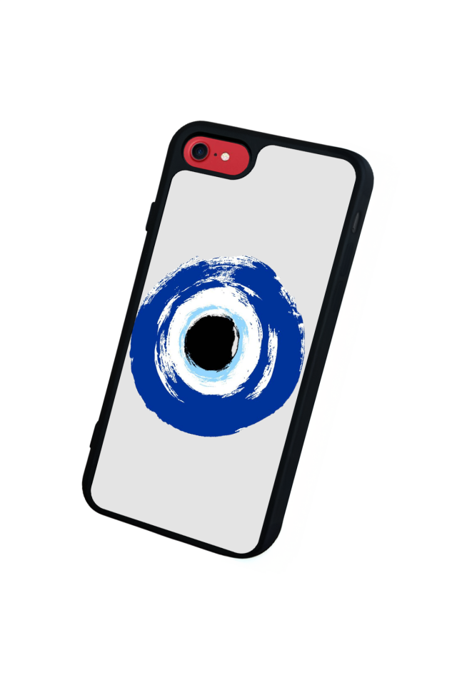 iPhone SE Uyumlu Nazar Tasarımlı Glossy Premium Kılıf