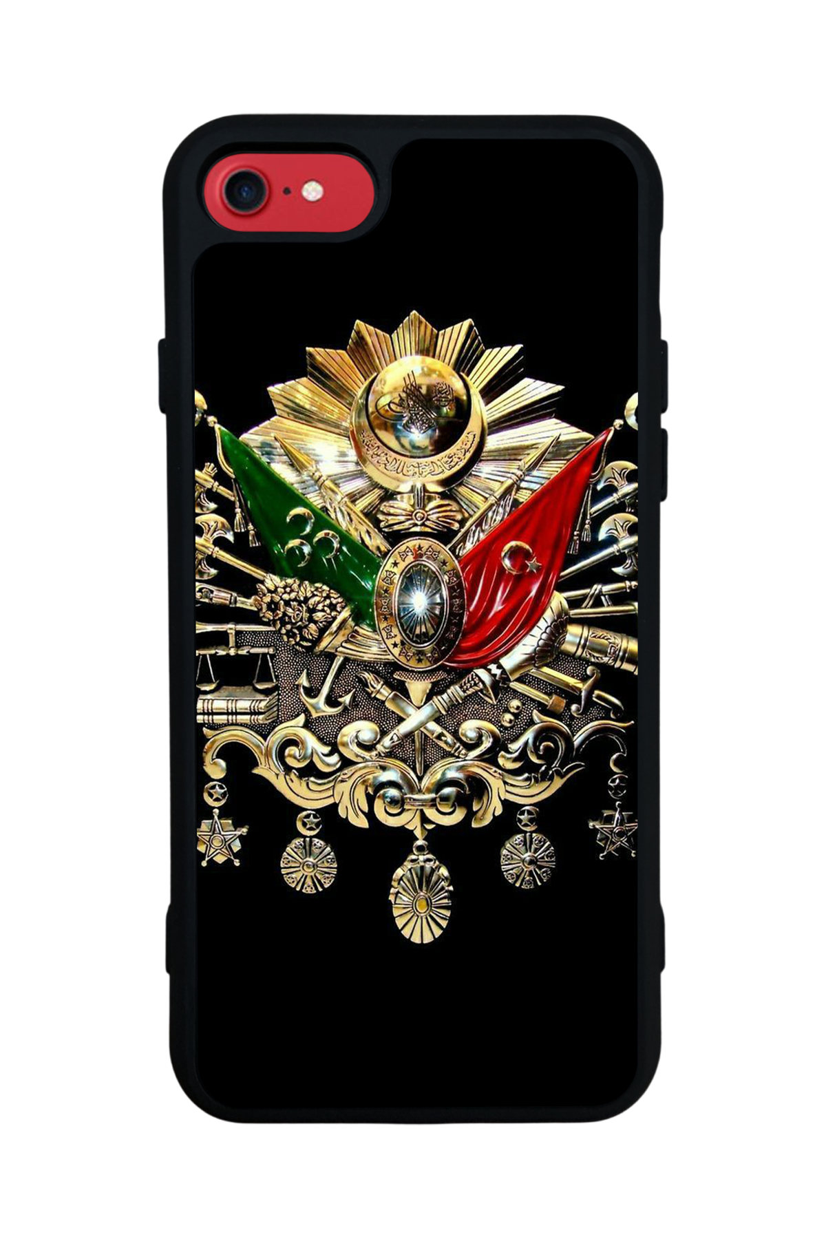 iPhone 8 Uyumlu Osmanli Tugrasi Tasarımlı Glossy Premium Kılıf