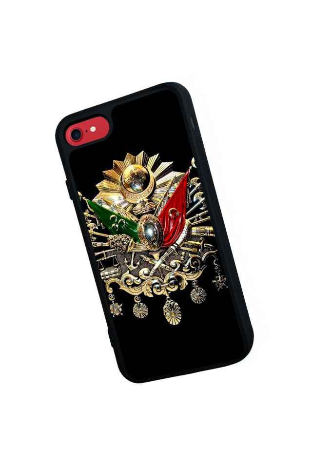 iPhone 8 Uyumlu Osmanli Tugrasi Tasarımlı Glossy Premium Kılıf