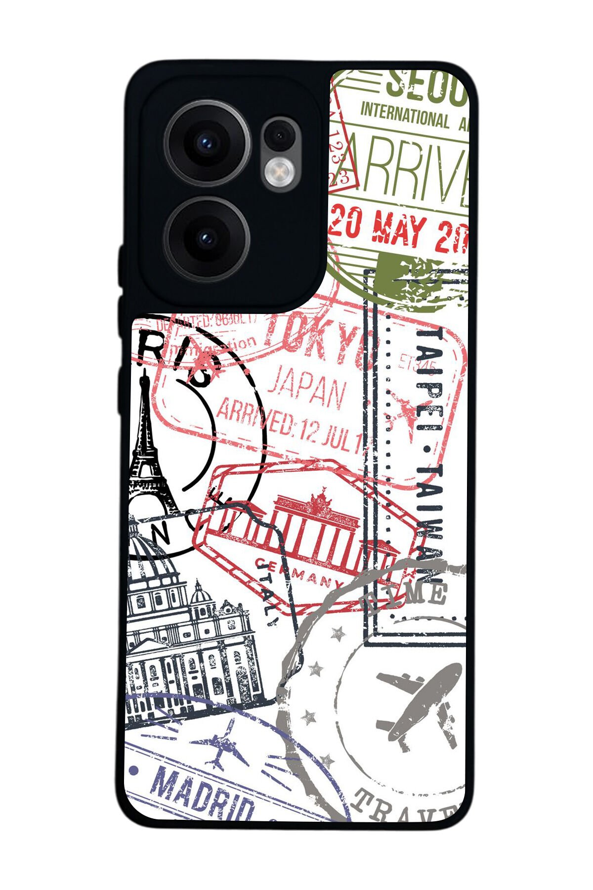 Oppo Reno 13F Uyumlu Poster Tasarımlı Glossy Premium Kılıf