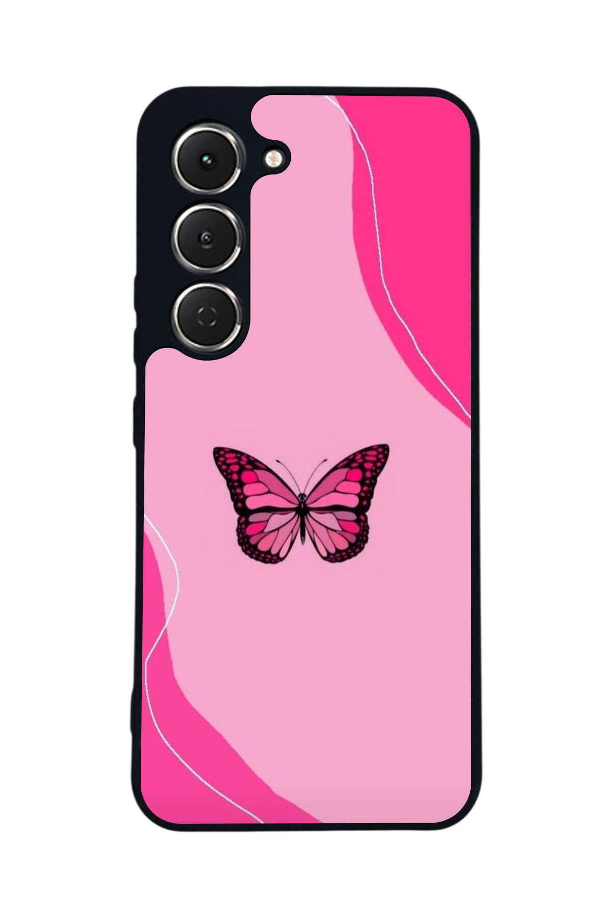 Tecno Spark 40 Pro Uyumlu Kelebek Tasarımlı Glossy Premium Kılıf