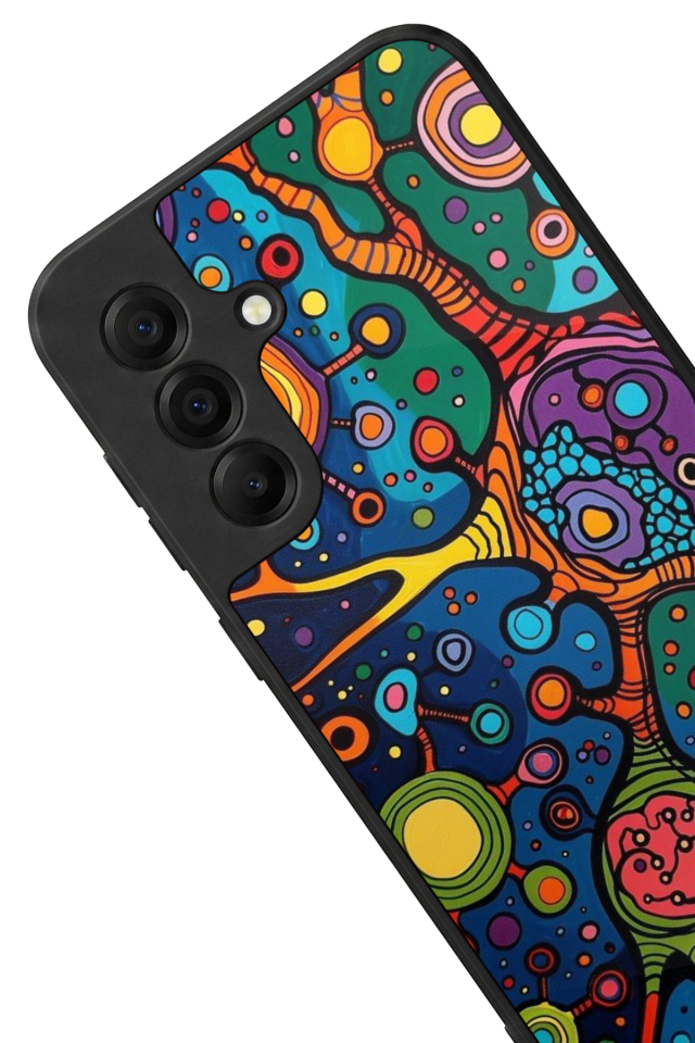 Samsung Galaxy A17 Uyumlu Abstract Tasarımlı Glossy Premium Kılıf
