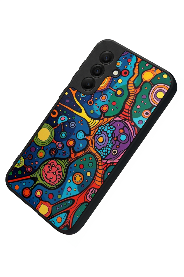 Samsung Galaxy A17 Uyumlu Abstract Tasarımlı Glossy Premium Kılıf