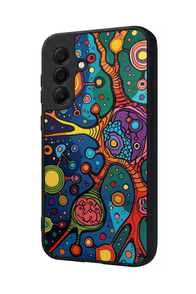 Samsung Galaxy A17 Uyumlu Abstract Tasarımlı Glossy Premium Kılıf