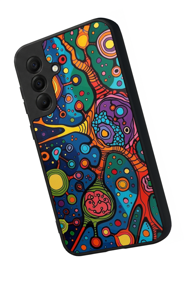 Samsung Galaxy A17 Uyumlu Abstract Tasarımlı Glossy Premium Kılıf